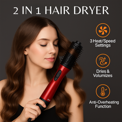 Hair Dryer Brush 2 in 1